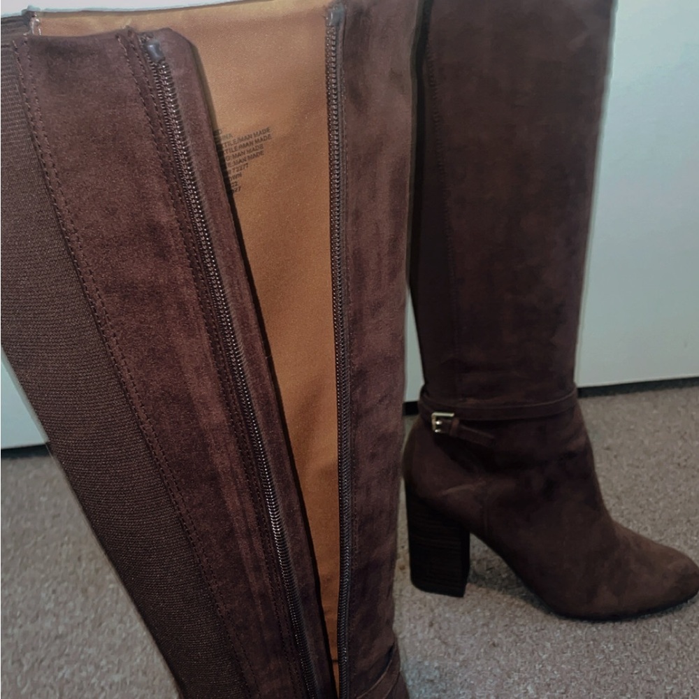 LC Lauren Conrad Dark Brown Heeled Boots - Picture 7 of 7